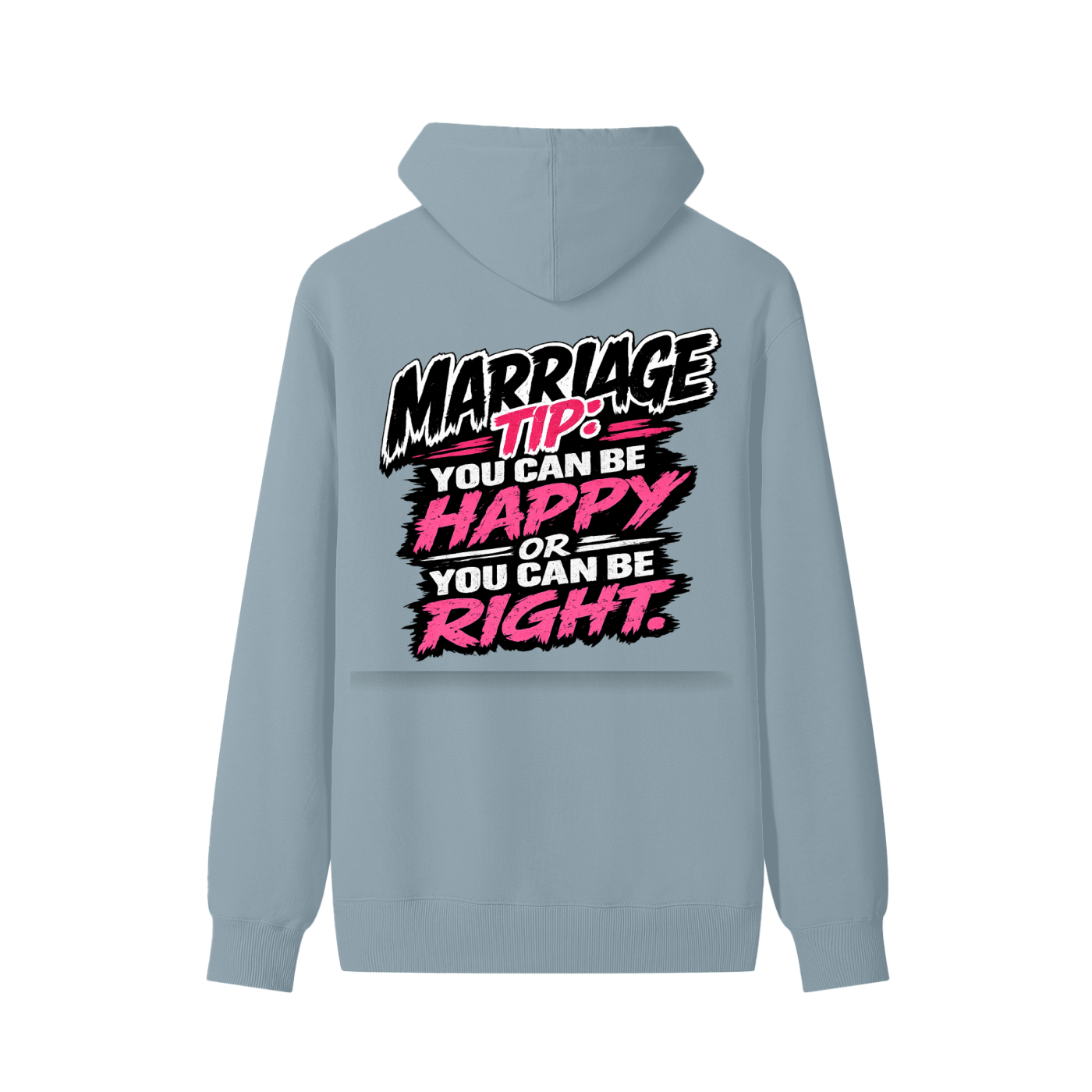 Classic Unisex Cotton Hoodie marriage tip - be happy