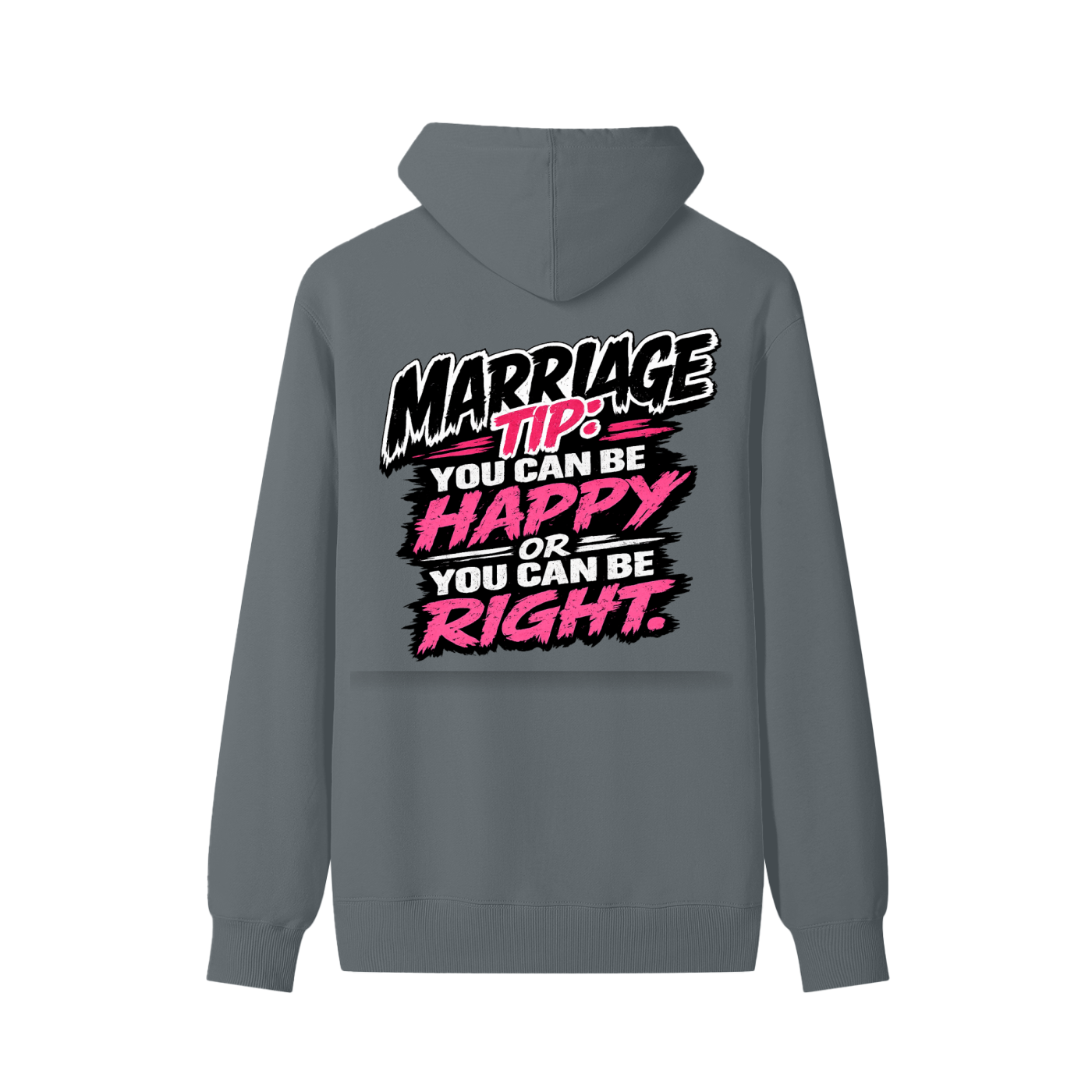 Classic Unisex Cotton Hoodie marriage tip - be happy
