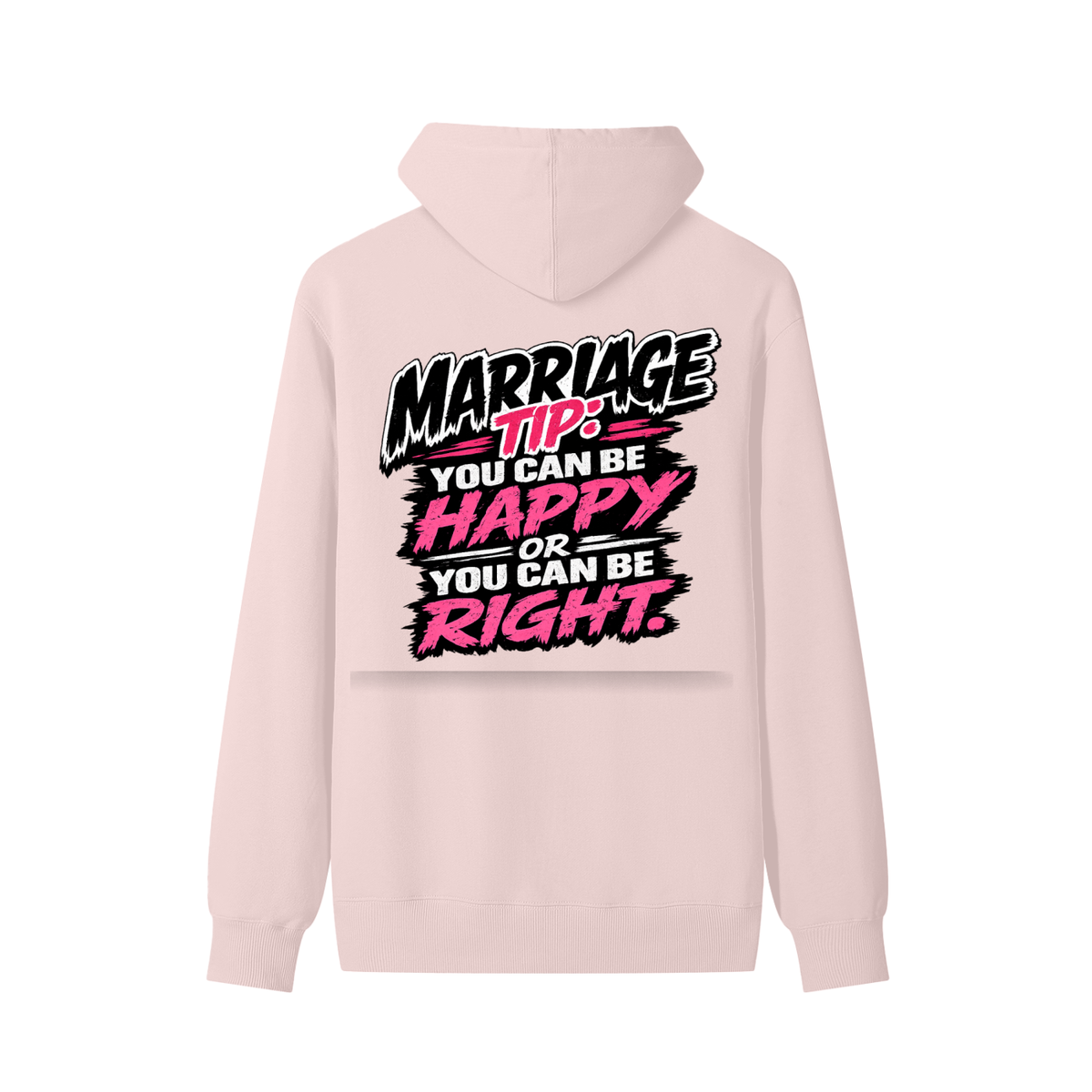 Classic Unisex Cotton Hoodie marriage tip - be happy