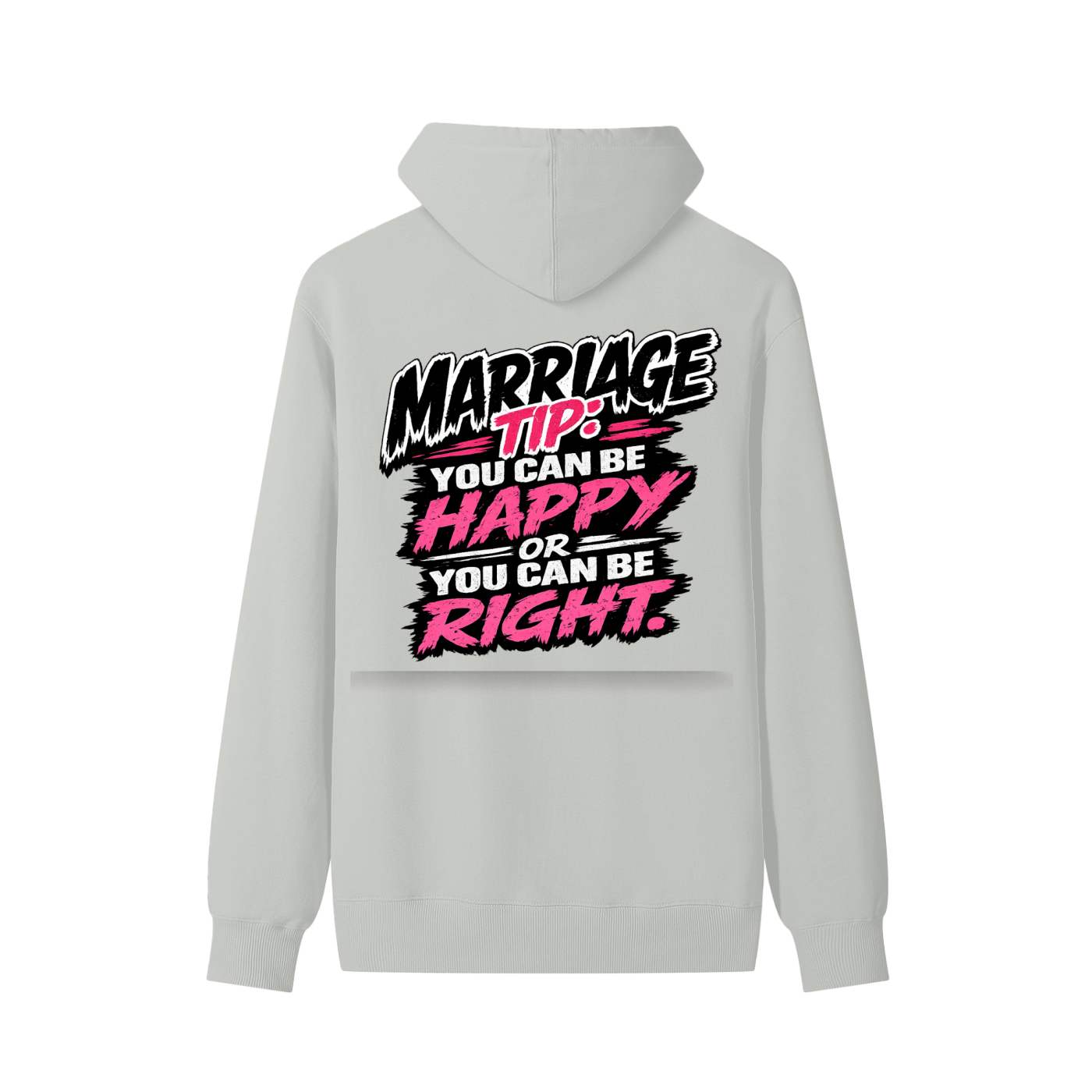 Classic Unisex Cotton Hoodie marriage tip - be happy