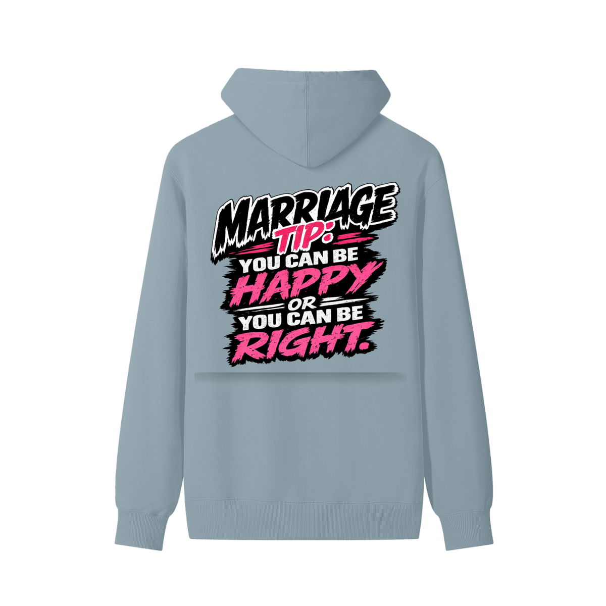 Classic Unisex Cotton Hoodie marriage tip - be happy