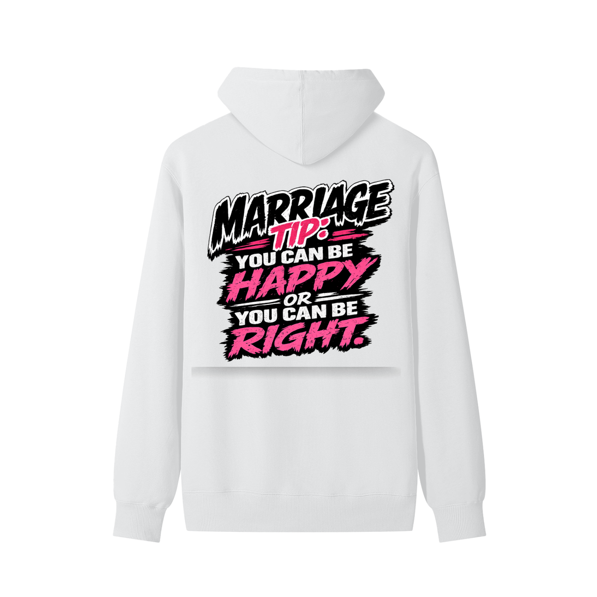 Classic Unisex Cotton Hoodie marriage tip - be happy