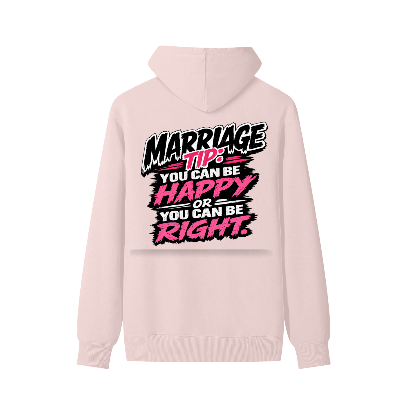 Classic Unisex Cotton Hoodie marriage tip - be happy