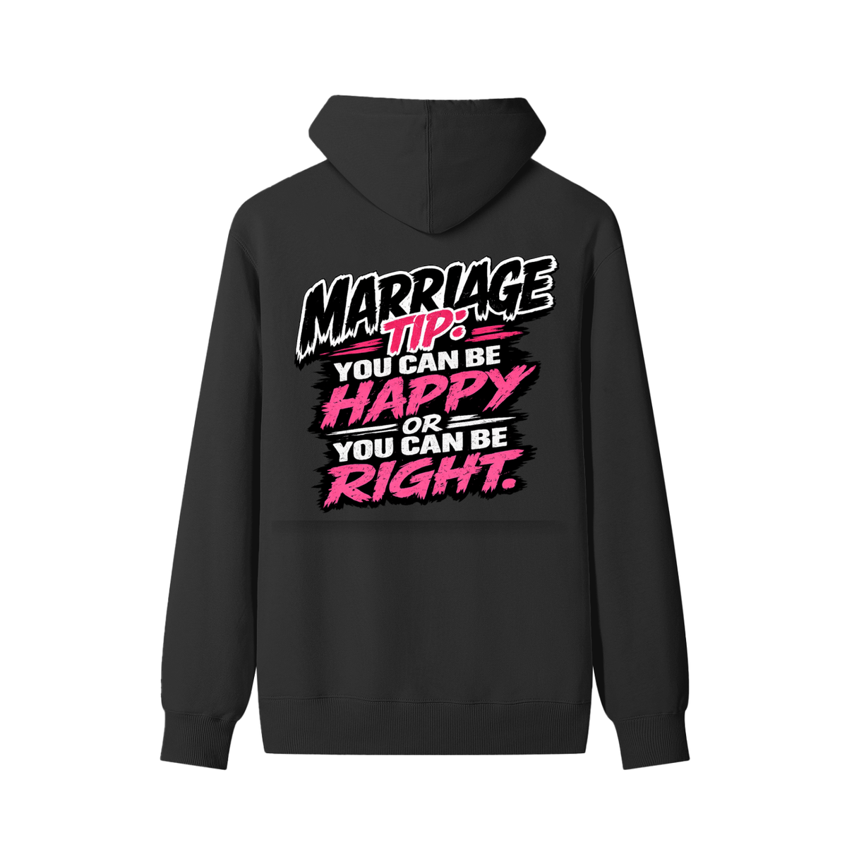 Classic Unisex Cotton Hoodie marriage tip - be happy
