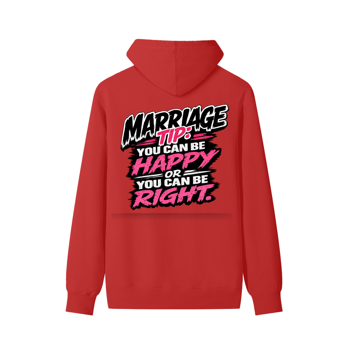 Classic Unisex Cotton Hoodie marriage tip - be happy