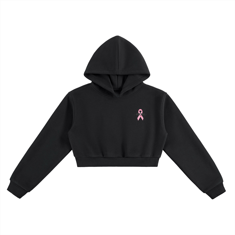 Essential Cropped Hoodie- mom